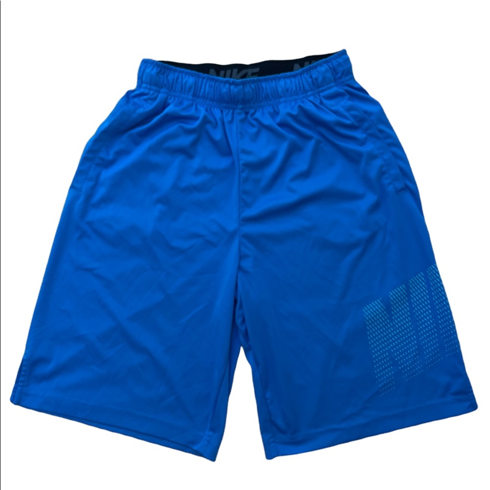 Boys Nike Blue Basketball Shorts XL